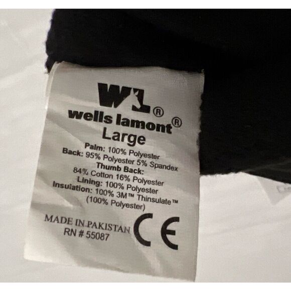 Wells Lamont Work Gloves Mens L Brown Adjustable Strap Camo Insulated - Picture 11 of 11